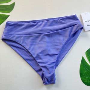 ☀️RVCA Rowan Purple High Rise Bikini Bottom☀️